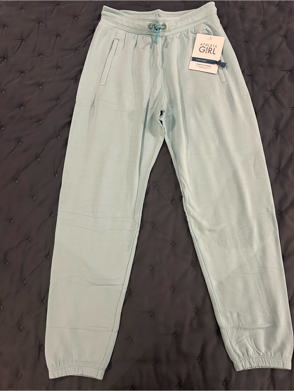 Athleta Girl Warmup 2.0 Joggers - Pastel Blue